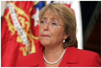  Parte del discurso de Bachelet