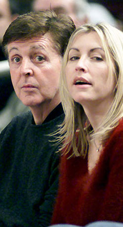 Paul y Heather Mills