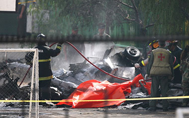 Tragedia a&eacute;rea en Pe&ntilde;alol&eacute;n