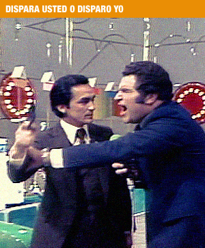 Dispara usted o disparo yo