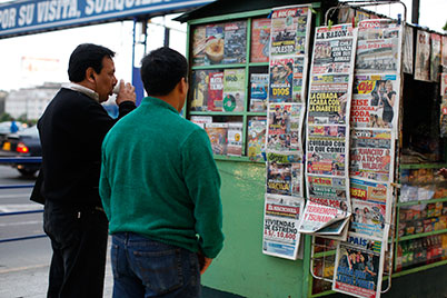 Fachada de El Comercio