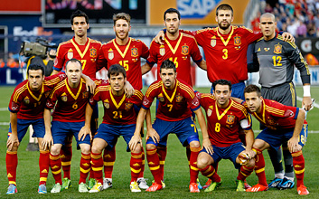 Céntrico Becks lógica Selección de España - Mundial de Brasil 2014 – Especial de Emol.com